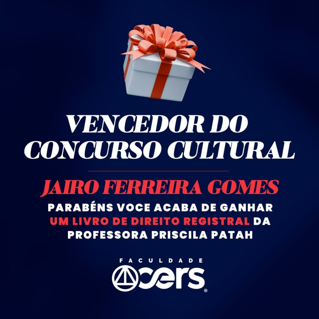 Confira o resultado do nosso concurso Cultural