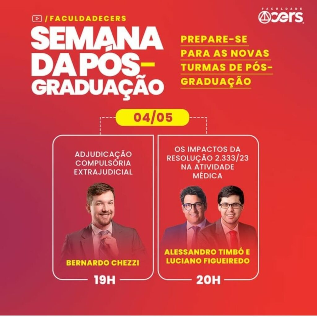 Último dia da Semana da pós Graduação Faculdade CERS