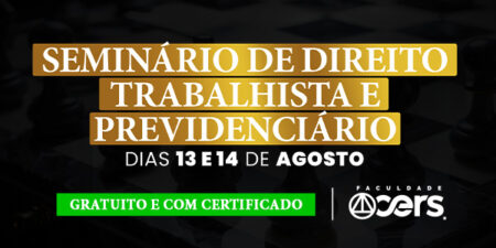 Obrigado por participar do Seminário de Direito Trabalhista e Previdenciário!