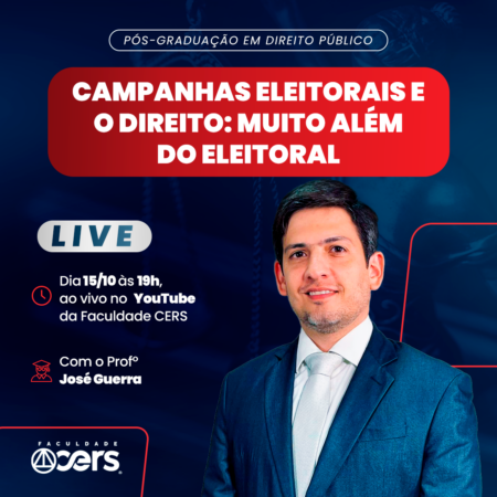 Participe da nossa aula ao vivo com o professor José Guerra no YouTube!