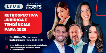 É HOJE! Prepare-se para a live com grandes especialistas do Direito!